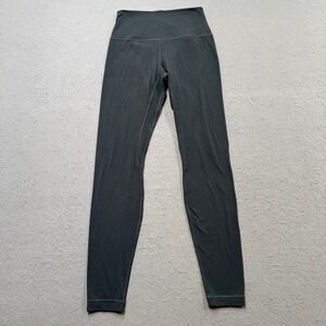Lululemon Align Pants Women's 6 Dark Gray Slim High-Rise Yoga Workout Activewear